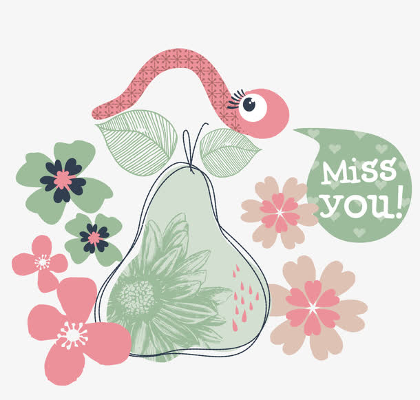 关键词 : 花,花朵,绿色,英文,小蛇,叶子,矢量,卡通[声明] 觅元素所有