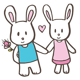 两只小兔子