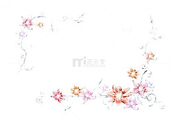 花朵手抄报花边