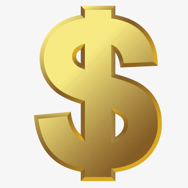 金色渐变质感符号免抠素材免费下载_觅元素51yuansu.com