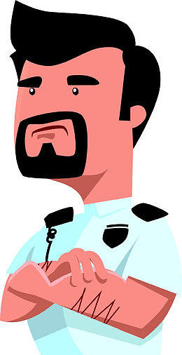 满脸胡子的大叔