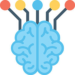大脑CPU图标