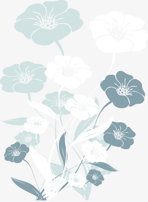 浪漫牵牛花花纹