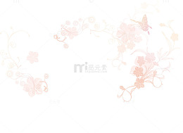 浅色花背景图