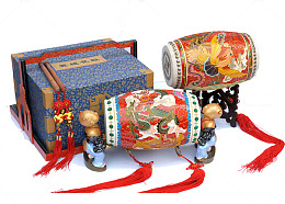 漂亮的花鼓