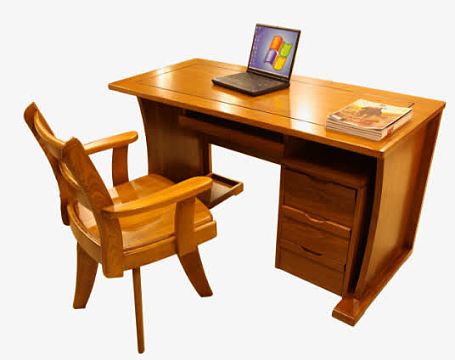 实木电脑桌素材_实木电脑桌图片元素-觅元素