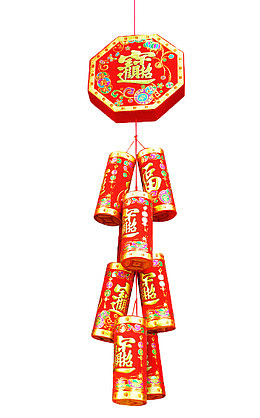 新年的一大串鞭炮