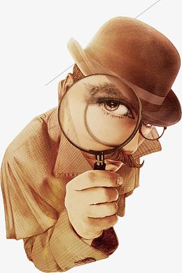 福尔摩斯动漫版素材免费下载_觅元素