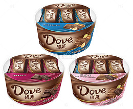 德芙巧克力碗装系列