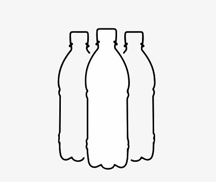 矿泉水瓶组合素材