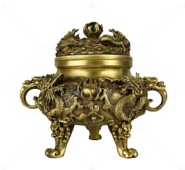金色复杂设计炉子