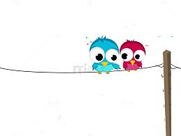 卡通小鸟