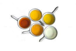 碟子里的食用油