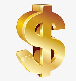 金色金币符号矢量图