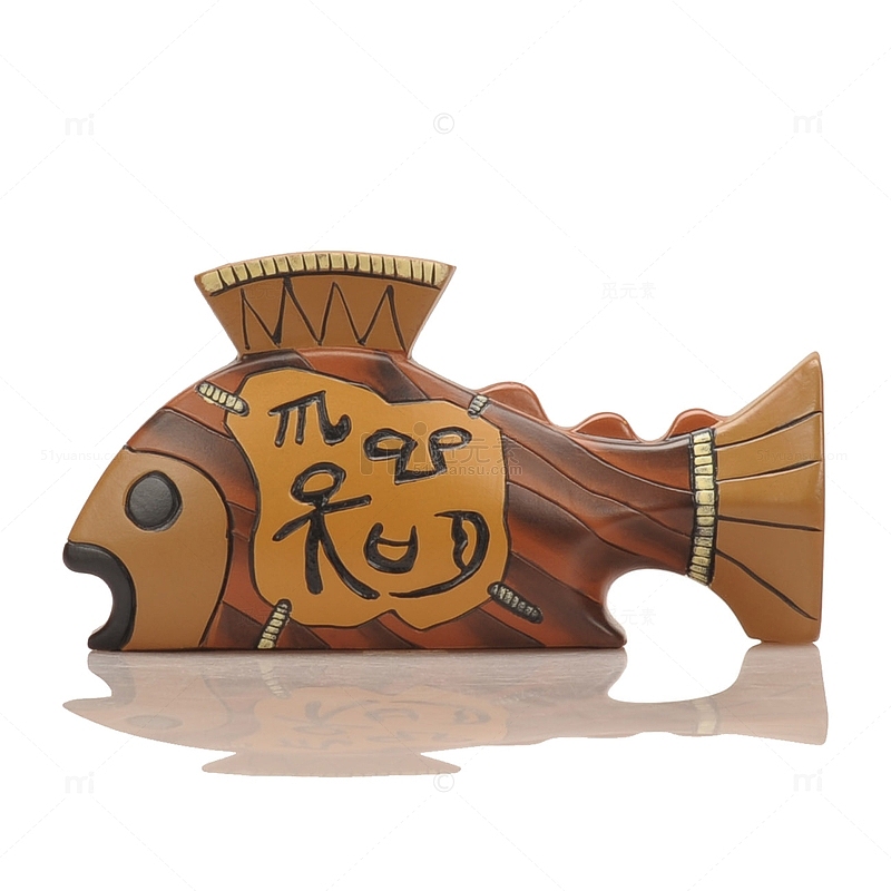 木鱼雕刻艺术品