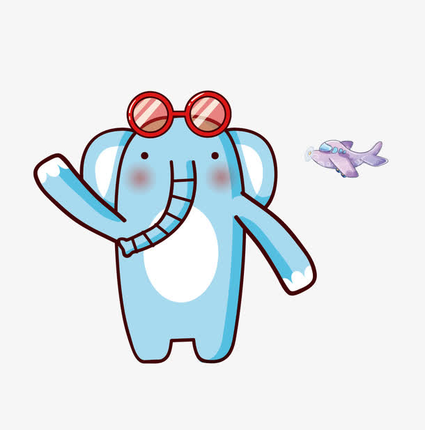 卡通手绘小象下载png
