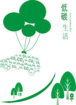 低碳生活 绿色环保元素