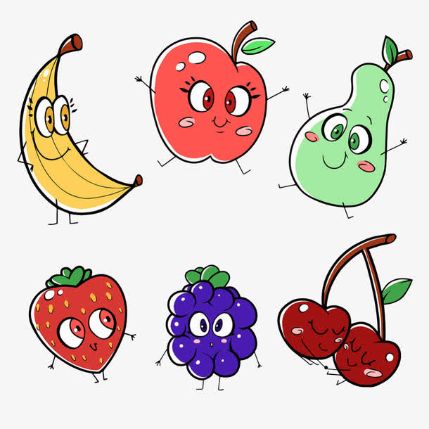 卡通水果