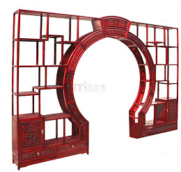 木制月洞门家具