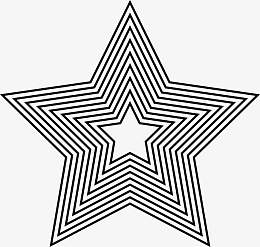 抽象五角星素材-抽象五角星png图片下载-觅元素