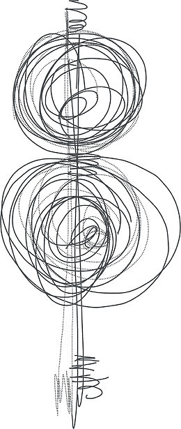 线条素描画