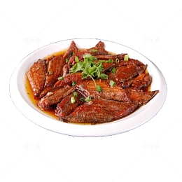 一盘子带鱼