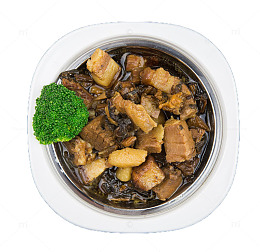 野菌黄焖鸡
