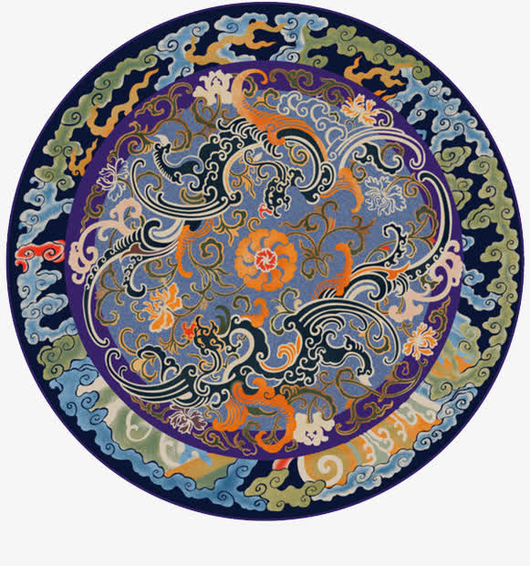中国风文艺复古盘子免抠素材免费下载_觅元素51yuansu.com