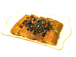 豆豉带鱼图片素材