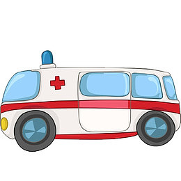 一辆救护车