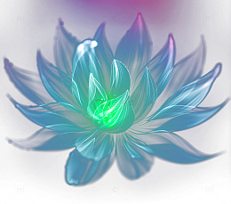 发光的鲜花