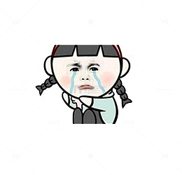 痛苦 哭 小孩 小女孩 辫子