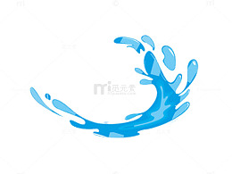 水纹水波卡通