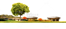 乡间小屋免抠素材