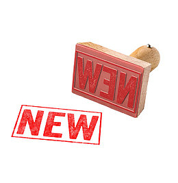 NEW字母方形印章