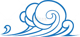 卡通卡通波浪
