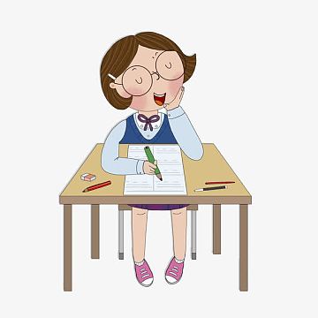 png考了好成绩的女孩(522x600)png英语试卷(1900x1838)png手拿100分