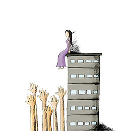 一个思想消极的女子