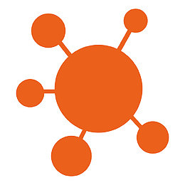 纳米分子结构图标展示