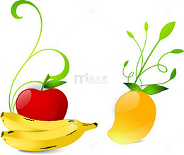 水果和饰品卡免费下载 便条 贺