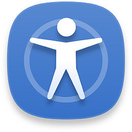 偏好桌面可访问性图标