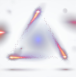炫彩背景素材三角形炫光矢量
