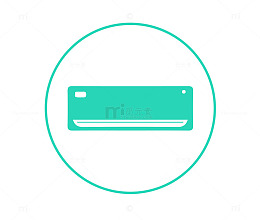 蓝色空调icon