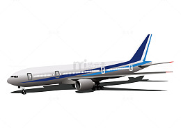 准备起飞的波音飞机