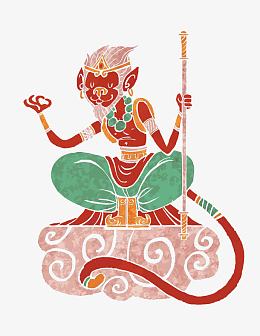 png皮影人物pngpng齐天大圣字体设计pngpng齐天大圣剪影pngpng春节