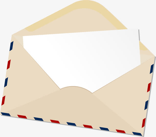 卡通邮寄信封效果