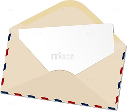 卡通邮寄信封效果