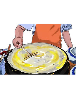 卡通煎饼果子