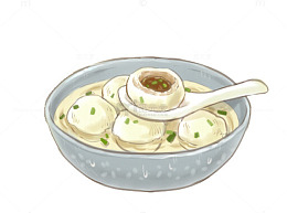 手绘福州鱼丸