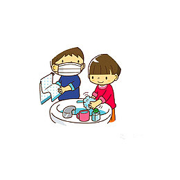 在打扫卫生的夫妻